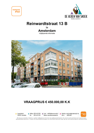 Brochure preview - Brochure Reinwardstraat 13 B te Amsterdam.pdf
