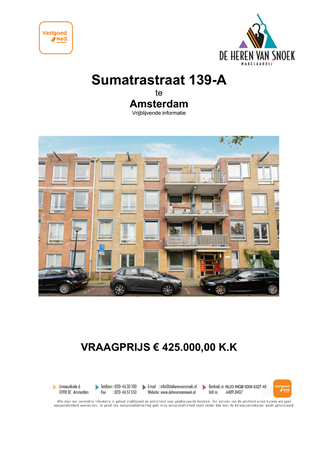 Brochure preview - Brochure Sumatrastraat 139 A Amsterdam.pdf