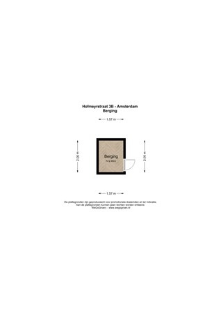 Medium property photo - Hofmeyrstraat 3B, 1091 LV Amsterdam