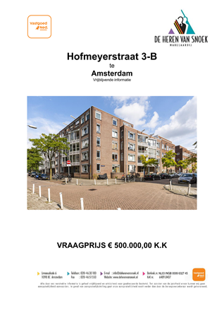 Brochure preview - Brochure Hofmeyerstraat 3-B te Amsterdam.pdf