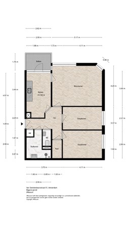 Medium property photo - Van Swindendwarsstraat 61, 1093 XC Amsterdam