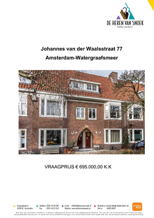 Brochure preview - Brochure Joh. vd Waalsstraat 77.pdf