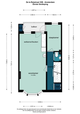 Medium property photo - De la Reijstraat 33B, 1091 NZ Amsterdam