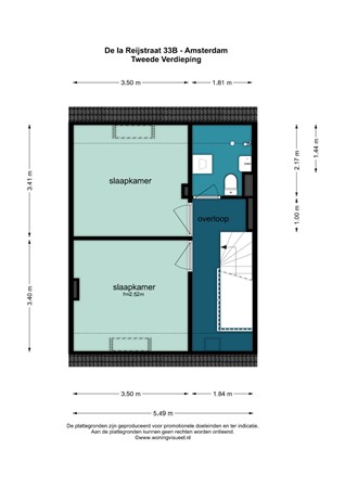 Medium property photo - De la Reijstraat 33B, 1091 NZ Amsterdam