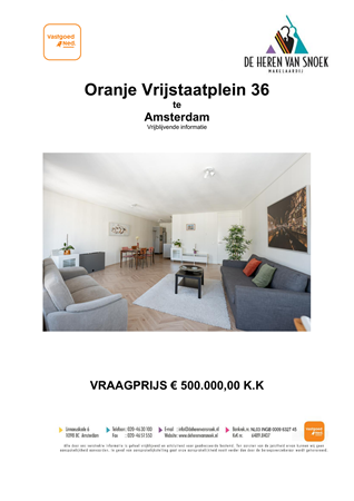 Brochure preview - Brochure Oranje vrijstaatplein 36 te Amsterdam.pdf