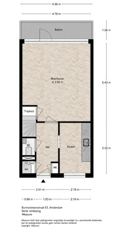 Medium property photo - Burmandwarsstraat 63, 1091 SL Amsterdam