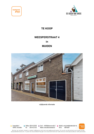 Brochure preview - brochure Weesperstraat 4 - Muiden.pdf