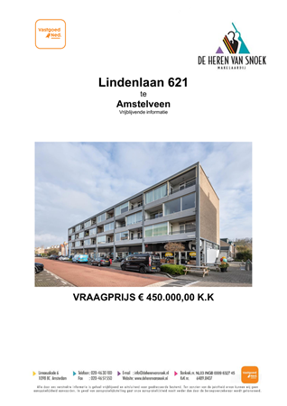 Brochure preview - Brochure Lindenlaan 621, 1185 LX Amstelveen.pdf