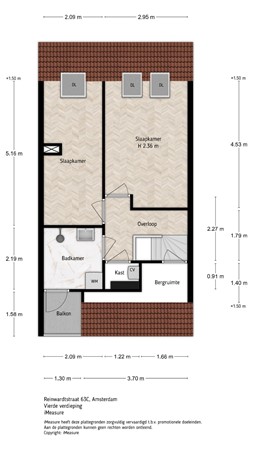 Medium property photo - Reinwardtstraat 63C, 1093 GZ Amsterdam