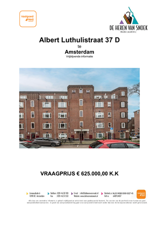 Brochure preview - Brochure Albert Luthulistraat 37 D, 1091 NS Amsterdam.pdf