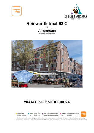Brochure preview - Brochure Reinwardstraat 63 C te Amsterdam.pdf