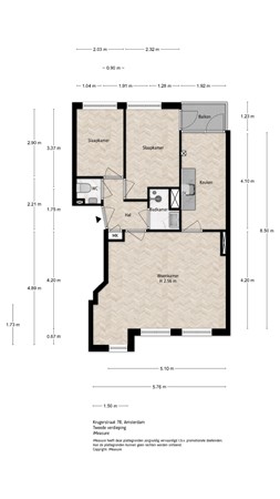 Krugerstraat 7B, 1091 LB Amsterdam - 