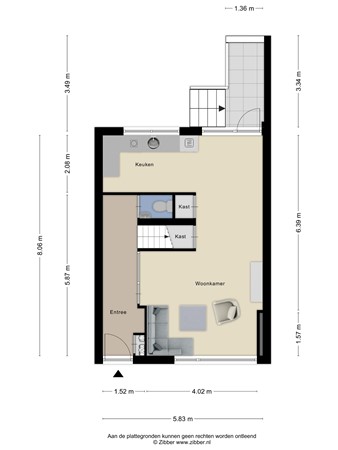 Jan Steenweg 23, 6562 BX Groesbeek - 415348_2D_Begane_Grond_Jan_Steenweg_23_Groesbeek_02.jpg