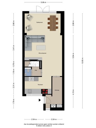 Saltshof 1722, 6604 EM Wijchen - 443061_2D_Begane_grond_Saltshof_1722_Wijchen_01.jpg