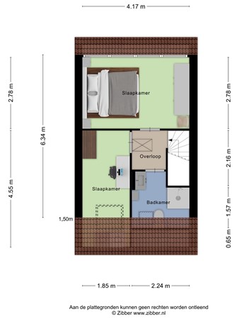 Diepvoorde 3217, 6605 GW Wijchen - 448584_2D_Eerste_Verdieping_Diepvoorde_3217_Wijchen_02.jpg