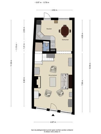 Hamstraat 27, 5361 HA Grave - 474338_2D_Begane_Grond_Hamstraat_27_Grave_01.jpg