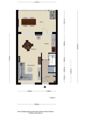 Havikstraat 37, 6601 BE Wijchen - 476061_2D_Begane_Grond_Havikstraat_37_Wijchen_01.jpg