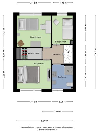 Havikstraat 37, 6601 BE Wijchen - 476061_2D_Eerste_Verdieping_Havikstraat_37_Wijchen_02.jpg