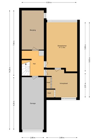 Weezenhof 6138, 6536 AL Nijmegen - Souterrain - 2D.jpg
