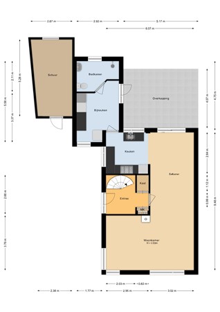 Graafschedijk 35, 5364 PP Escharen - Begane grond - 2D.jpg