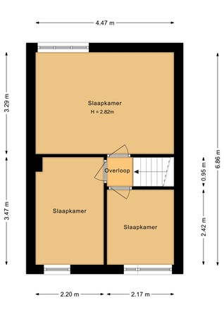 Hatertseweg 207, 6533 AG Nijmegen - Eerste verdieping - 2D.jpg