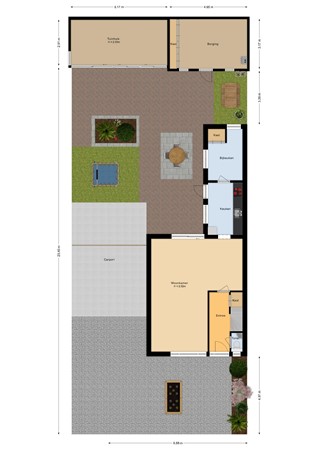 Lavendelstraat 15, 6641 BW Beuningen - situatie_adj.jpg