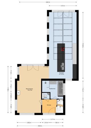 Burgemeester Verstraatenlaan 18A, 6641 CE Beuningen - Begane grond - 2D.jpg