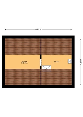 Burgemeester Verstraatenlaan 18A, 6641 CE Beuningen - Tweede verdieping - 2D.jpg