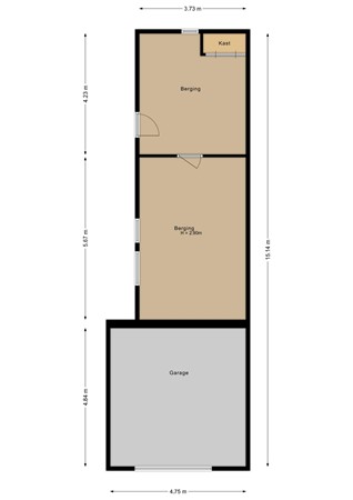 Klapstraat 35, 6601 AA Wijchen - Berging - 2D.jpg