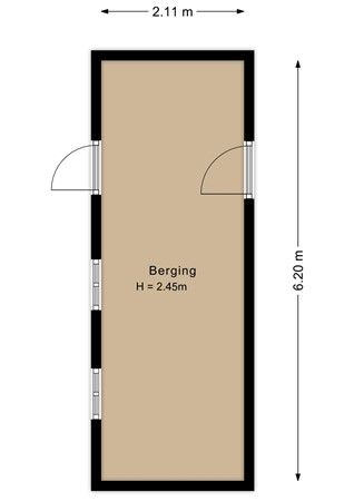 Nachtegaalstraat 10, 6601 CB Wijchen - Berging - 2D.jpg