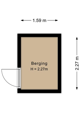 Spinklosstraat 45, 6515 GC Nijmegen - Berging1 - 2D.jpg