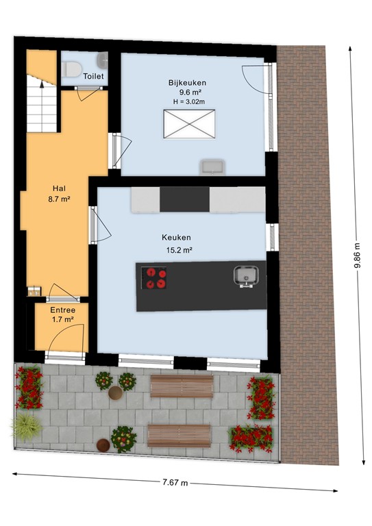 mediumsize floorplan