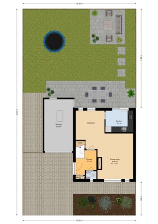Klaverweide 17, 6641 VL Beuningen - Situatie - 2D.jpg