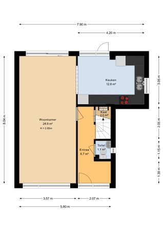 Aubadestraat 67, 6544 ZC Nijmegen - Begane grond - 2D.jpg