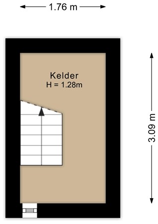 Waterstraat 118, 6541 TL Nijmegen - Kelder - 2D.jpg