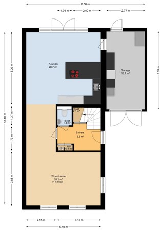 Houtzager 28, 6603 LS Wijchen - Begane grond - 2D.jpg