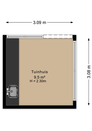Houtzager 28, 6603 LS Wijchen - Tuinhuis - 2D.jpg