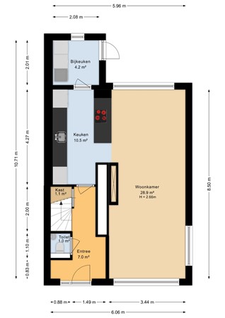 Nachtegaalstraat 32, 6601 CB Wijchen - Begane grond - 2D.jpg