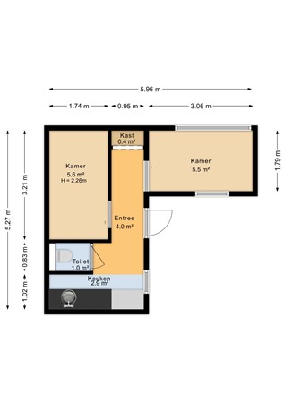Nachtegaalstraat 32, 6601 CB Wijchen - Bijgebouw - 2D.jpg