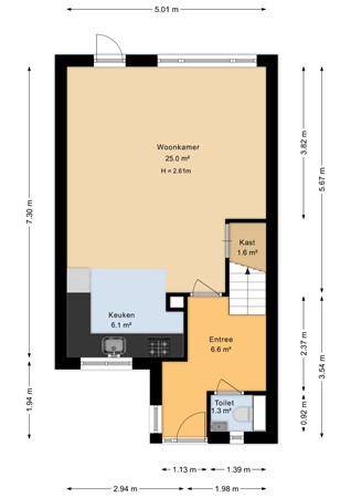 Tichelaar 58, 6641 EG Beuningen - Begane grond - 2D.jpg