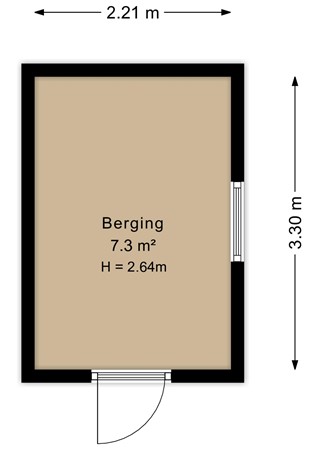 Tichelaar 58, 6641 EG Beuningen - Berging - 2D.jpg