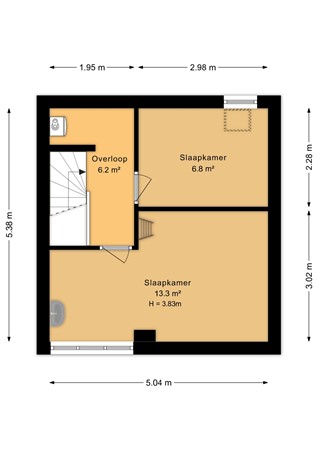 Vizier 3, 6641 HJ Beuningen - Tweede verdieping - 2D.jpg
