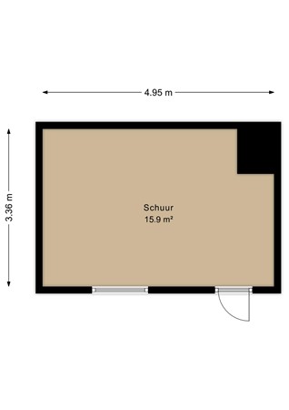 Startvenseweg 45, 6601 EL Wijchen - Schuur - 2D.jpg