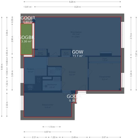 Venusstraat 28, 6543 WJ Nijmegen - Appartement - markings.jpg