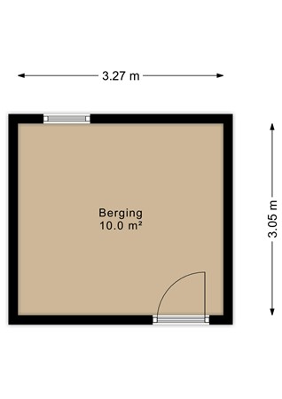 Venusstraat 28, 6543 WJ Nijmegen - Berging - 2D.jpg