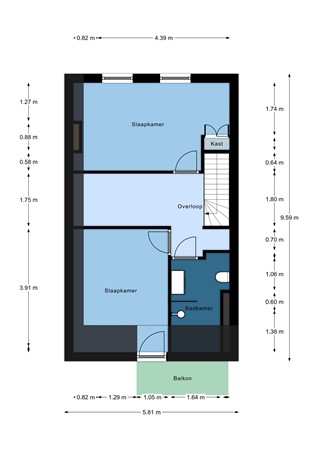 Groenesteinstraat 42, 2512 SK Den Haag - Groenesteinstraat 42_2e Verdieping.jpg