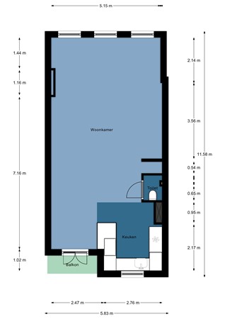 Groenesteinstraat 42, 2512 SK Den Haag - Groenesteinstraat 42_1e Verdieping.jpg