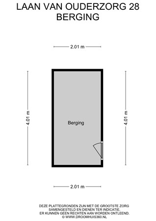 Floorplan - Laan van Ouderzorg 28, 2352 HV Leiderdorp