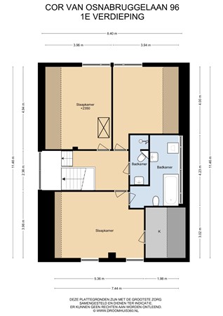 Floorplan - Cor van Osnabruggelaan 96, 2251 RG Voorschoten