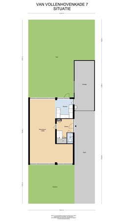 Floorplan - Van Vollenhovenkade 7, 2313 GG Leiden